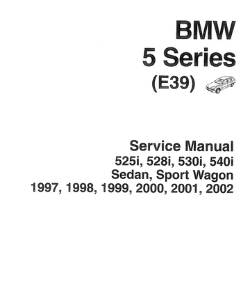 BMW 5 SERIES E39 525 528 530 540 1997-2002