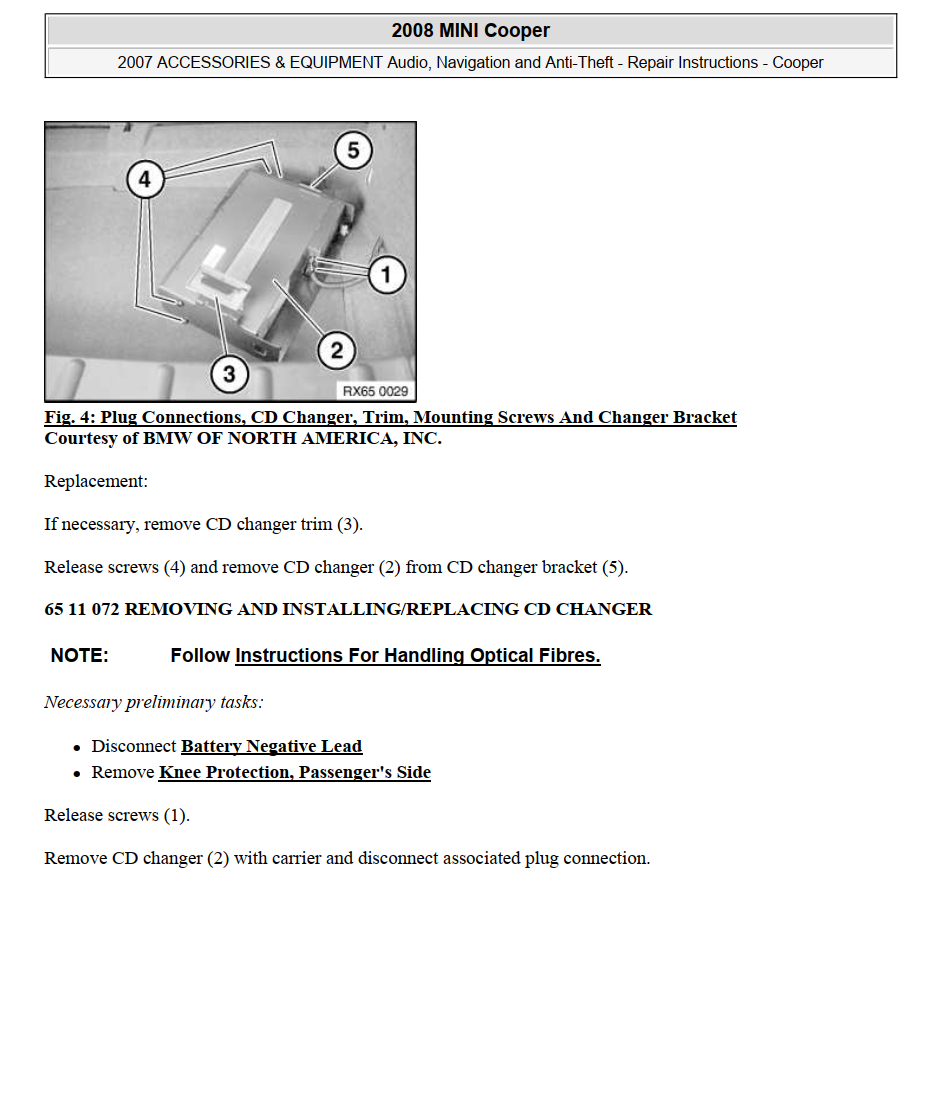 BMW MINI COOPER S R56/R57 SERIES N14 1.6L 2006-2013