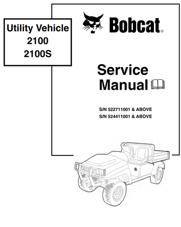 BOBCAT 2100 2100S UTV