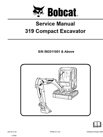 BOBCAT 319 MINI EXCAVATOR