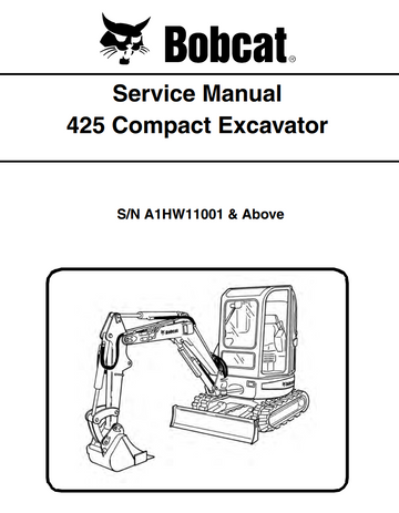 BOBCAT 425 COMPACT EXCAVATOR