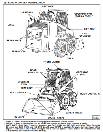 BOBCAT 553 BICS SKID STEER LOADER