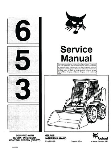 BOBCAT 653 BICS SKID STEER LOADER