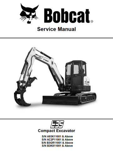 BOBCAT E SERIES E35 COMPACT EXCAVATOR