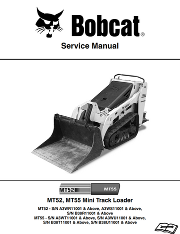 BOBCAT MT52 MT55 MINI TRACK LOADER