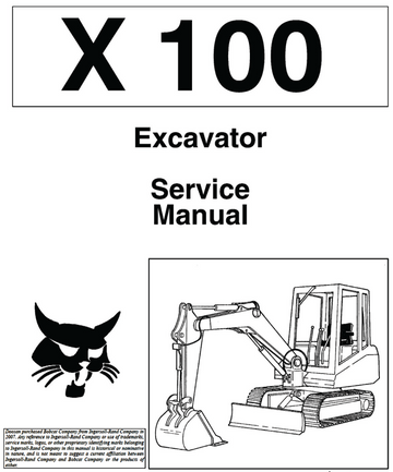 BOBCAT X 100 COMPACT HYDRAULIC EXCAVATOR