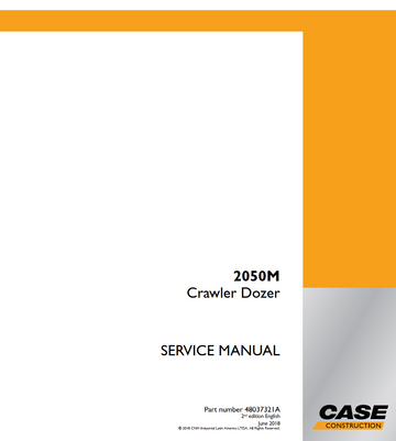 CASE 2050M CRAWLER DOZER