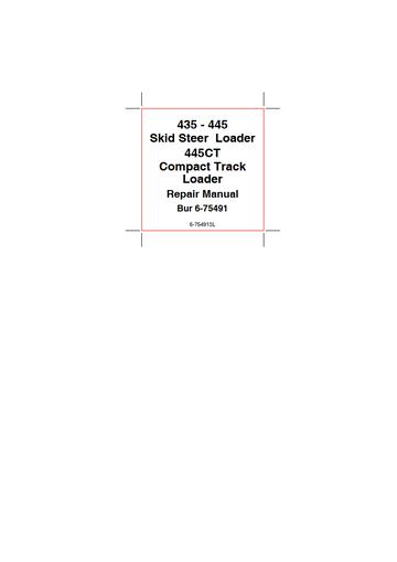 CASE 435 445 SKID STEER, 445CT COMPACT LOADER