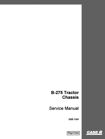 CASE IH INTERNATIONAL B-275 B275 TRACTOR