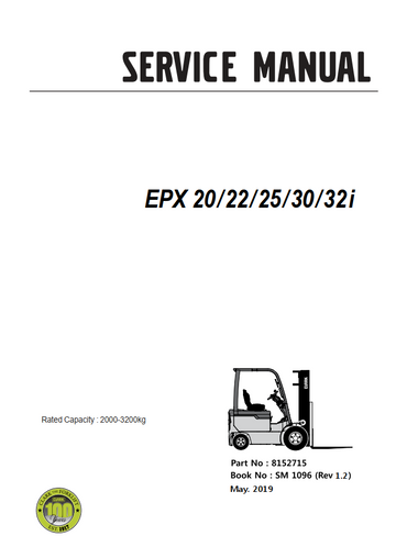 CLARK EPX 20 22 25 30 32 i FORKLIFT TRUCK