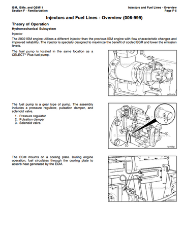 CUMMINS ISM ISMe QSM11 CM870 CM570 SERIES ENGINE