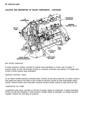 CUMMINS NTC 290 NTC-290 DIESEL ENGINE