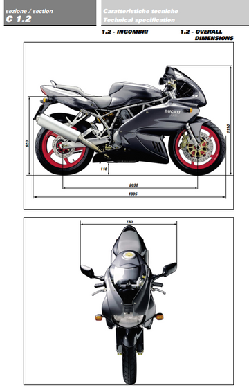 DUCATI SUPERSPORT 1000 SS 992CC BIKE