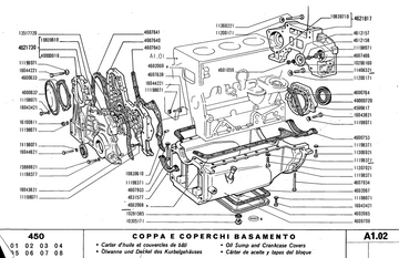 FIAT 450 450DT 455C SUPER TRACTOR PARTS CATALOG