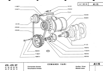 FIAT 470 470DT 474 474DT TRACTOR PARTS CATALOG