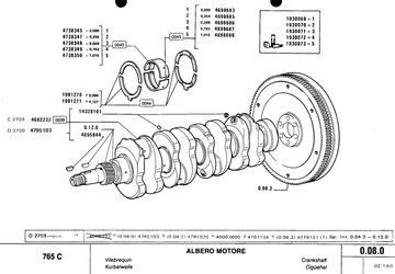FIAT 765 766-766DT 780-780DT TRACTOR PARTS CATALOG