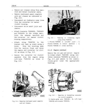 FIAT ALLIS 8 AND 8B 8-B TRACK LOADER DOZER