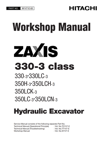HITACHI ZAXIS 330-3 CLASS DIGGER