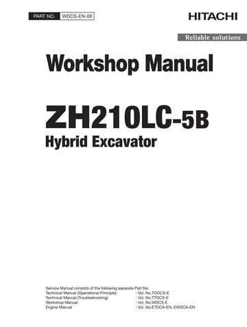 HITACHI ZH210LC-5B HYBRID CRAWLER LOADER