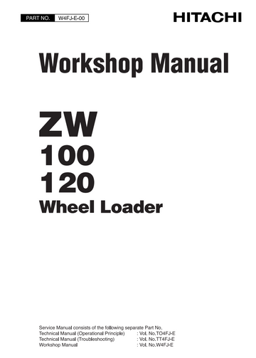 HITACHI ZW100 ZW120 TRACTOR