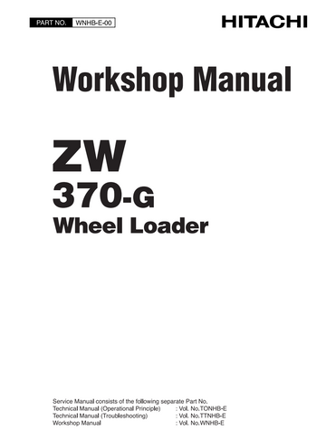 HITACHI ZW370-G TRACTOR