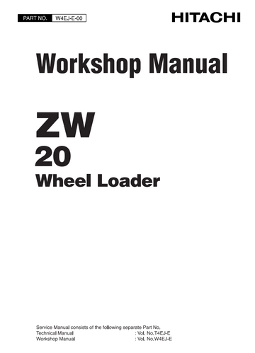 HITACHI ZW 20 ZW20 TRACTOR