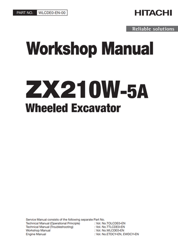 HITACHI ZX 210W-5A HYDRAULIC DIGGER