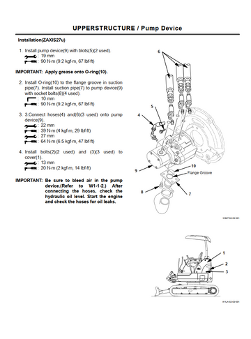HITACHI ZX27u ZX30u ZX35u LOADER