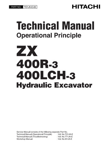 HITACHI ZX 400R-3 ZX400 LCH-3 DIGGER