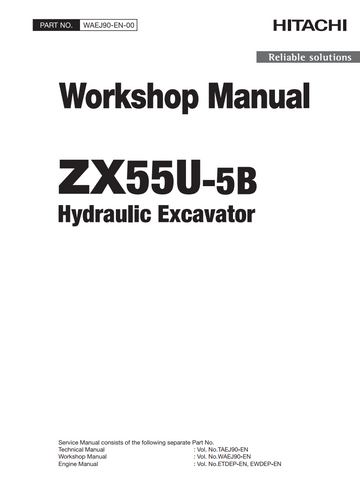 HITACHI ZX55U-5B HYDRAULIC LOADER