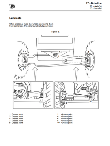 JCB SD 55 AXLE