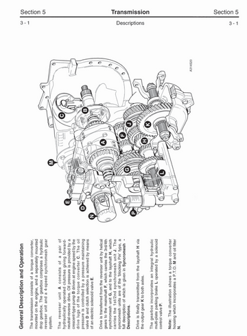 JCB SS400 SS500 SS600 SS700 TRANSMISSIONS