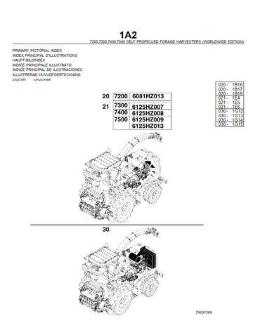 JOHN DEERE 7200 7300 7400 7500 PC4393 FORAGE HARVESTERS