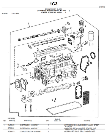JOHN DEERE 9960 9965 9970 COTTON PICKER HARVESTER PARTS CATALOG