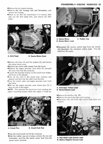 KAWASAKI KZ750 AND KZ750 FOUR BIKE 1976-1988