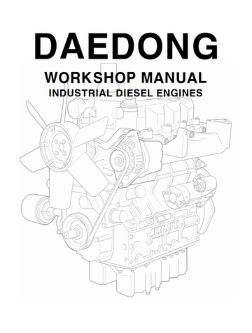 KIOTI DAEDONG 3C 3A 4A 3B 4B INDUSTRIAL DIESEL ENGINE
