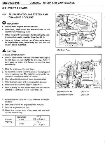 KIOTI DAEDONG CK25 CK27 CK30 CK35 TRACTOR