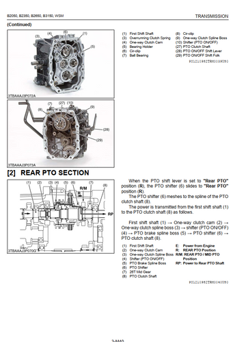 KUBOTA B2050 B2350 B2650 B3150 B2320 B2620 B2920 TRACTOR