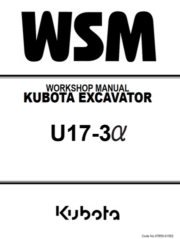 KUBOTA U17-3 ALPHA LOADER