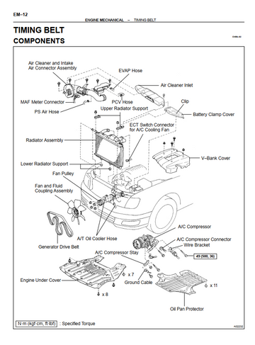 LEXUS LS400 4.0L V8 1994-2000