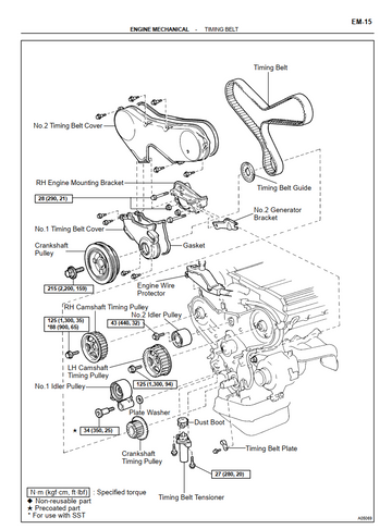LEXUS RX300 RX350 3.0L 3.3L 3.5L V6 1998-2006