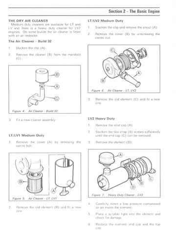 LISTER PETTER L SERIES LT LV LT1 LT2 LV1 LV2 ENGINE