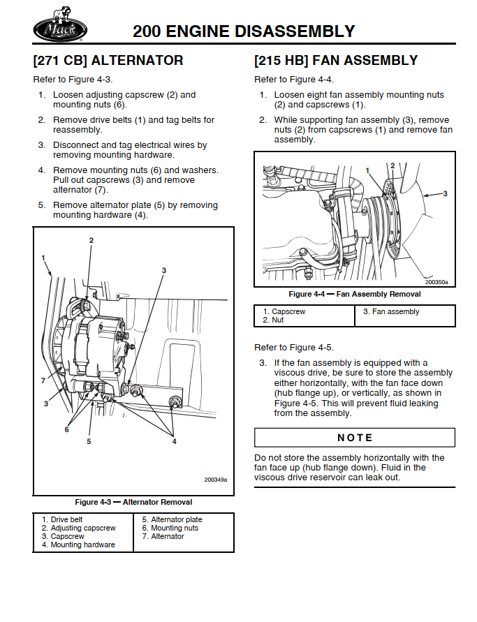 MACK TRUCK E7 ENGINE OVERHAUL WORKSHOP SERVICE REPAIR AND TROUBLESHOOT