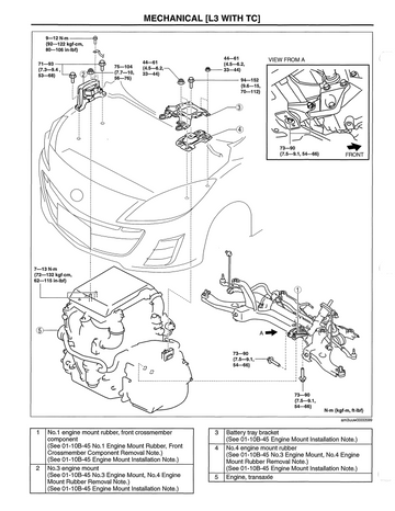 MAZDA 3 MAZDA SPEED-3 2.3L 2010-2011
