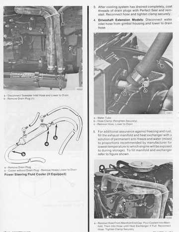 MERCURY MERCRUISER GM 4 CYLINDER 2.5L 3.0L # 10