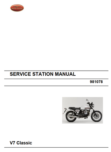 MOTO GUZZI V7 CLASSIC V7 CAFE CLASSIC BIKE