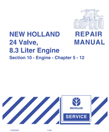 NEW HOLLAND 24 VALVE 8.3L ENGINE TRACTOR
