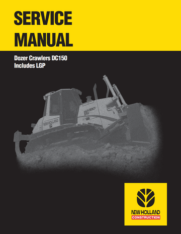 NEW HOLLAND DC150 DC 150 CRAWLER DOZER