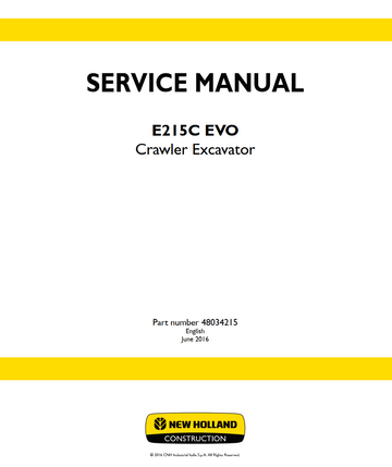 NEW HOLLAND E215C EVO