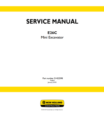 NEW HOLLAND E26C TIER 4 IV FINAL